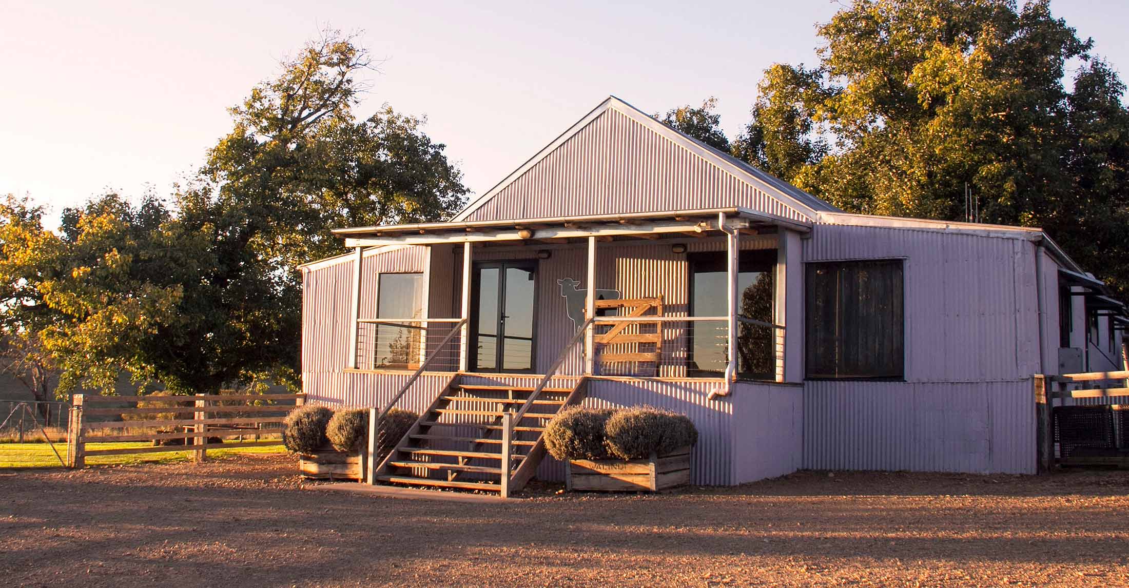 Black Sheep Inn at sunset